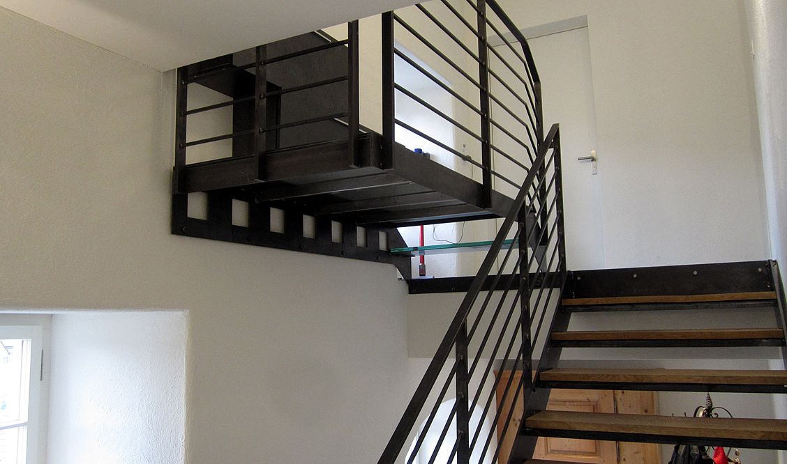 Treppenkonstruktion in Altbau